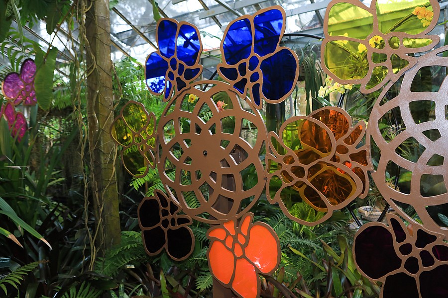 At Sarasota's Selby Gardens, Tiffany glass and nature inspire each