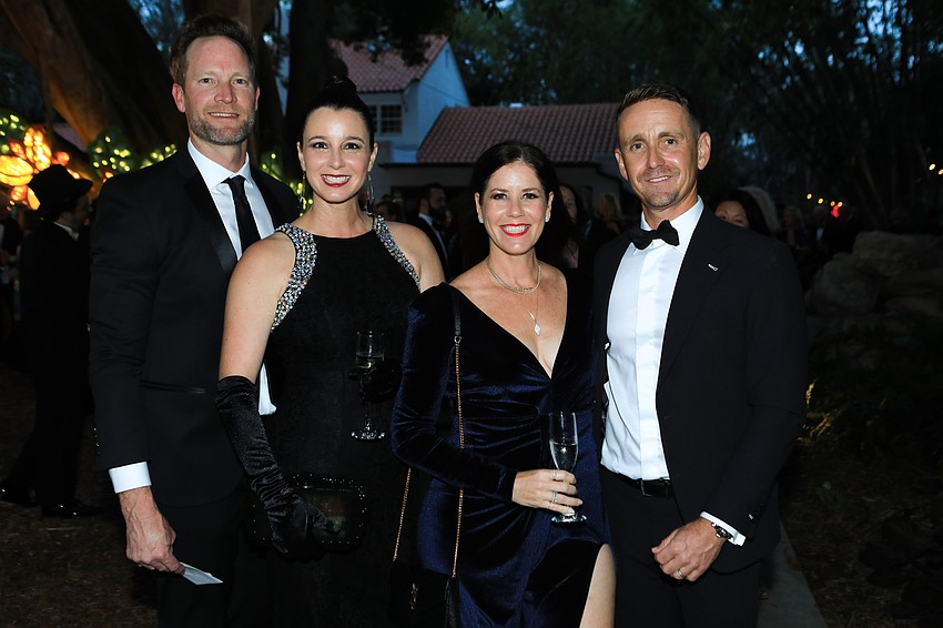 Brent and Michelle Adams with Nicole Kaney and Dustin Strong