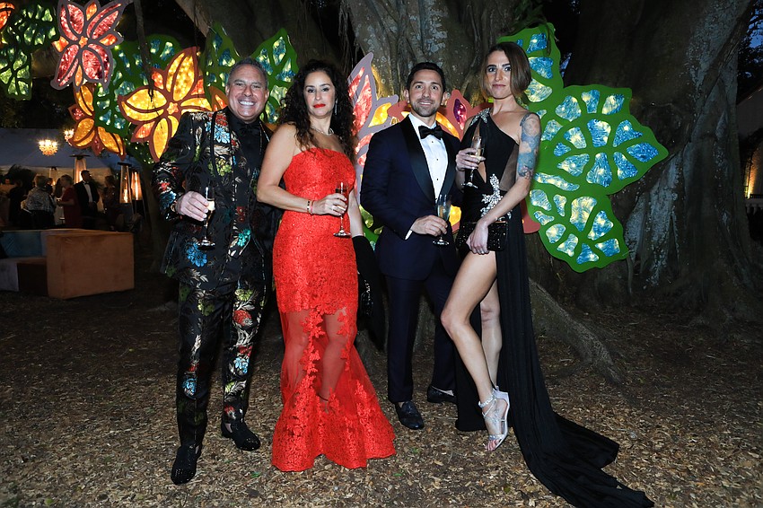 Stephen and Marnie Grossman with Guy and Jenna Salani