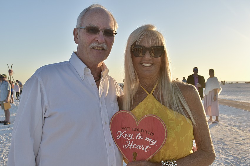 Holly and Mark Lambert celebrate their 48 years of marriage.