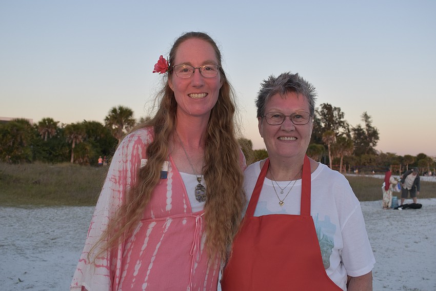Program coordinator Catherine Wunderlich and her mom Linda Collins.