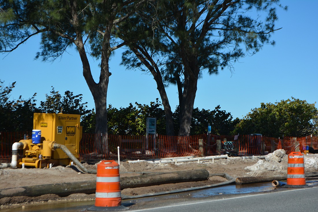 The Bradenton Beach sewer line project is set to be completed late 2024.