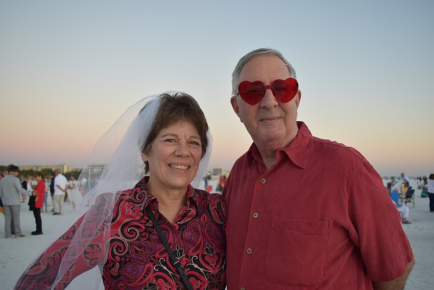 Dyan and Laphan Dennis renew their 33 years of marriage.