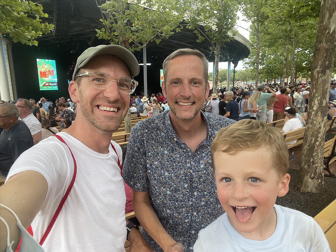 Will Lenhart, Nicholas Chapman and their son McKinley Chapman love frequenting Walt Disney World.