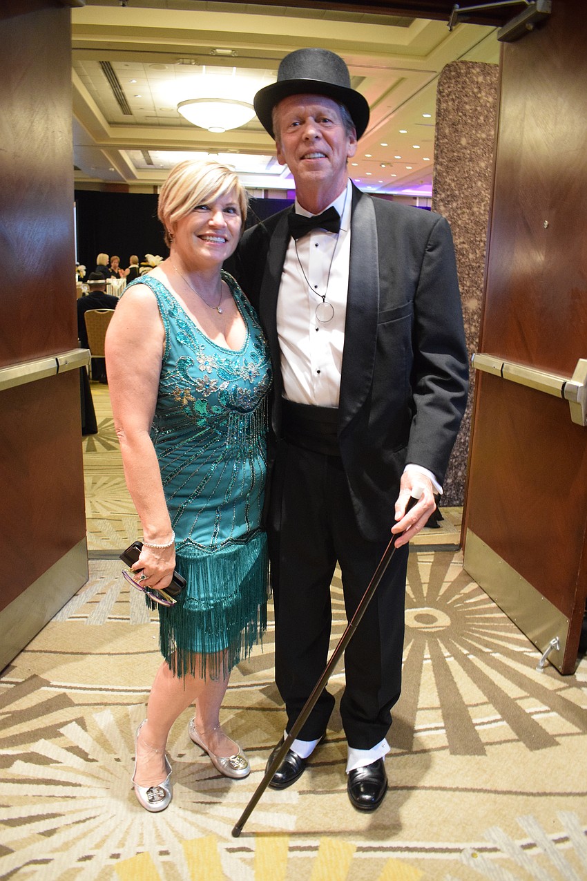 Lakewood Ranch's Angela Massaro-Fain and Sarasota's Bob Hite are transported back to the 1920s.