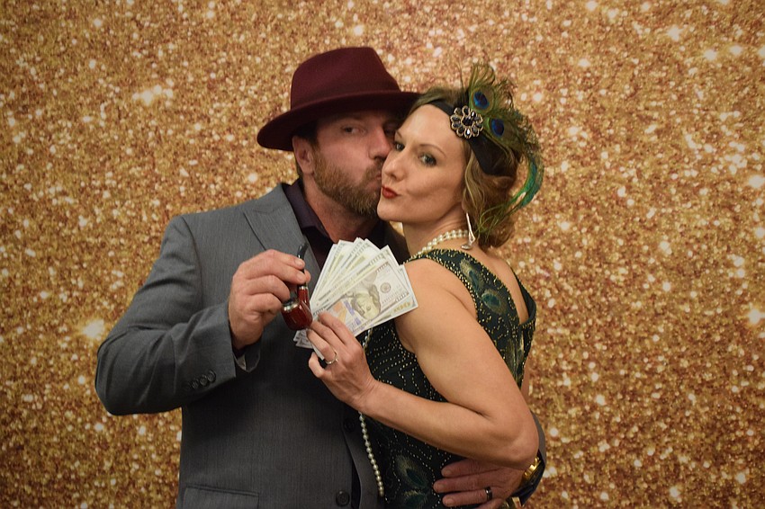 Lakewood Ranch's Brett and Amanda Hens love dressing up for the Gatsby theme. 