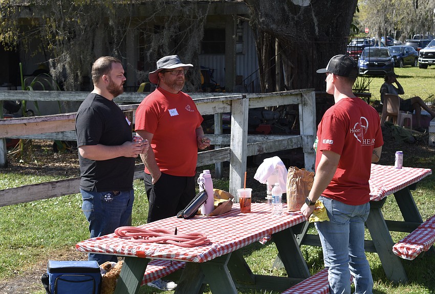 Sarasota's Austin and Jeff Cripe and Bradenton's Michael Manuel served as volunteers.