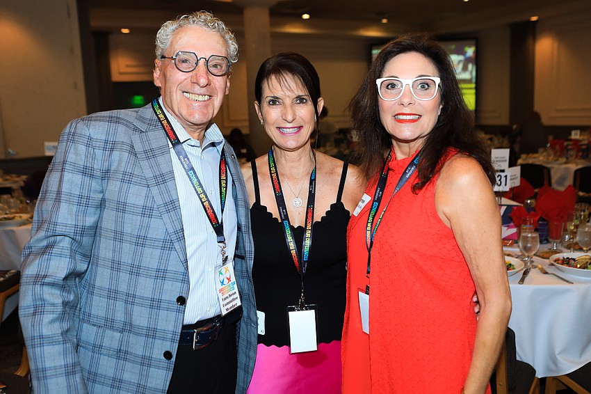 Larry Zaslavsky, Gisele Pintchuck and Sheree Kaz Zaslavsky