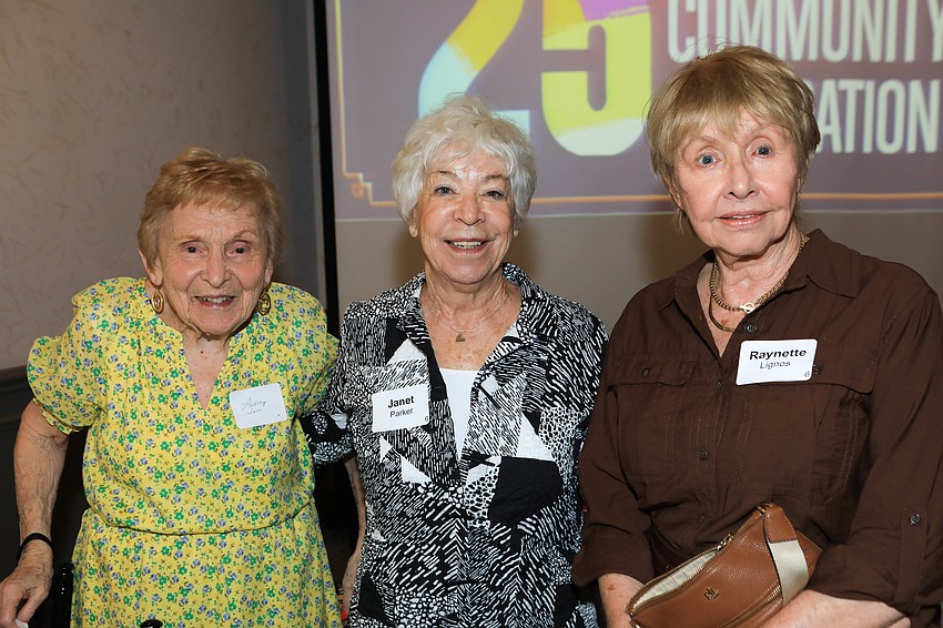 Audrey Laue, Janet Parker and Raynette Lignos