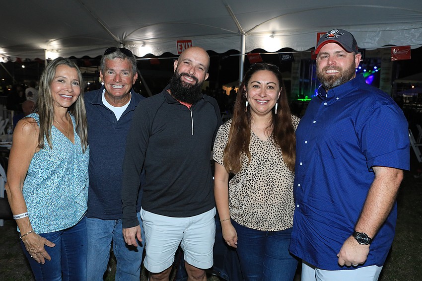 Diane Mellert, Terry Bailey, Nate Leduc, Erica and Tim Clough