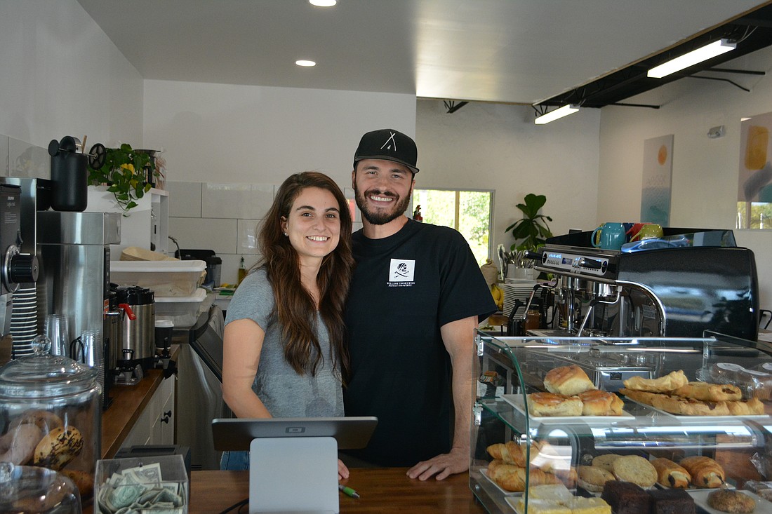 Justina Condensa and Chris Carter own and operate Sips in Whitney Plaza.