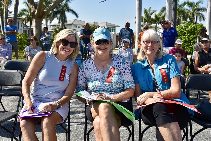 Judges Shary Price, Elaine Hargarten and Dee Kropf