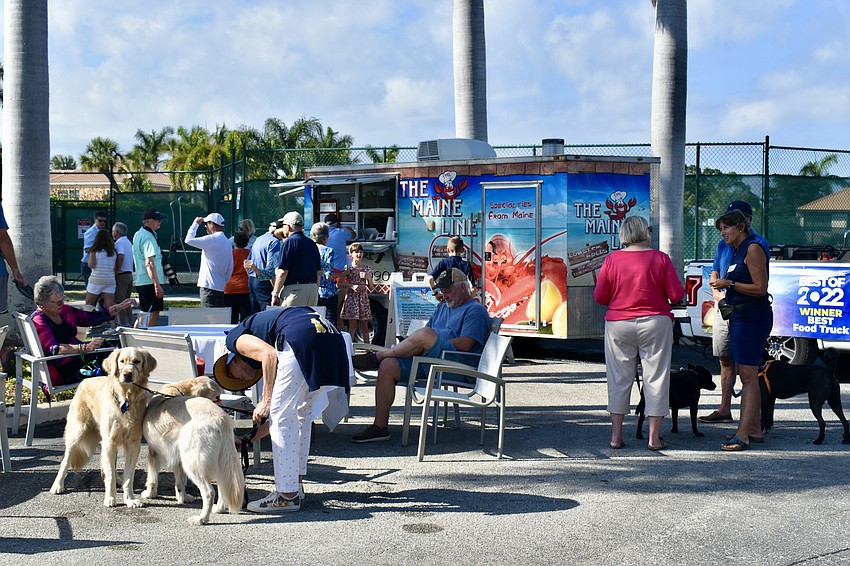 The Maine Line food truck serves lobster for lunch.