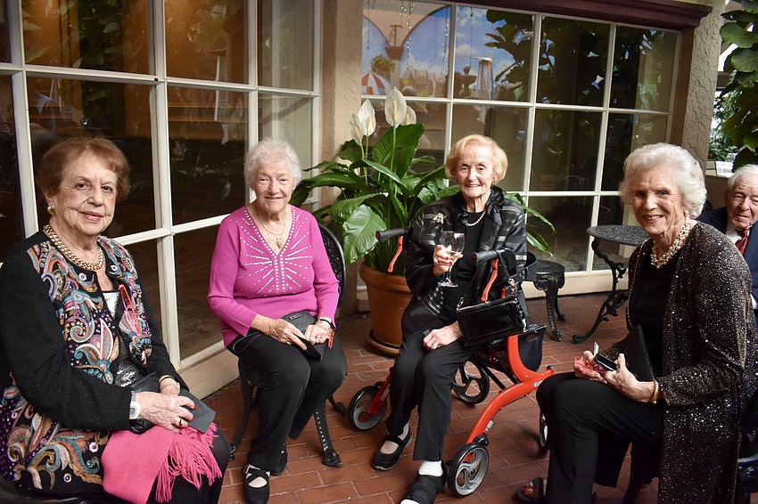 Shirley Fein, Bib Grossman, Barbara Blumfield and Esta Grocer