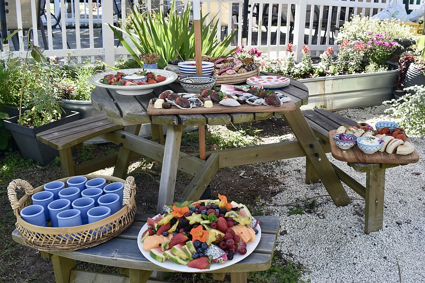 The finished product after the Brunch Board class.