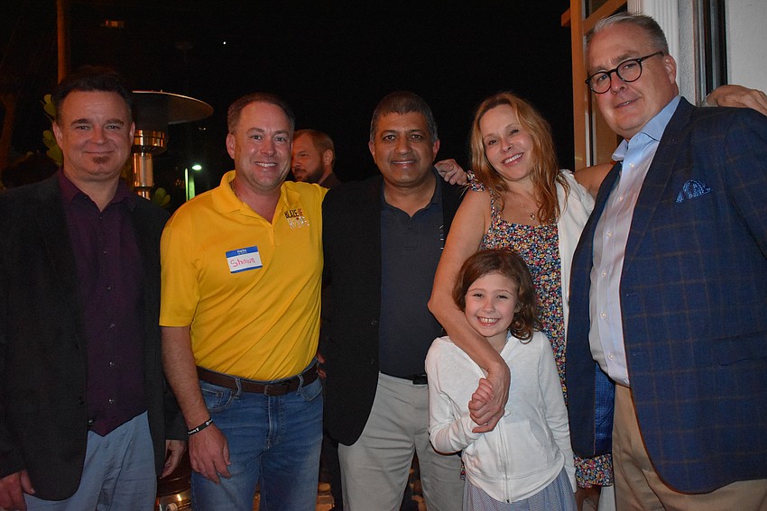 Tervor Schendel, Shawn Platt, Shay Atluru, Ashleigh and Chloe Wheeler, Bob Hammersley.