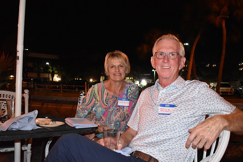 Kathleen Lang and Rich Lownes attend the Downtown Sarasota Alliance Annual Evening of Recognition and Awards on Feb. 21.