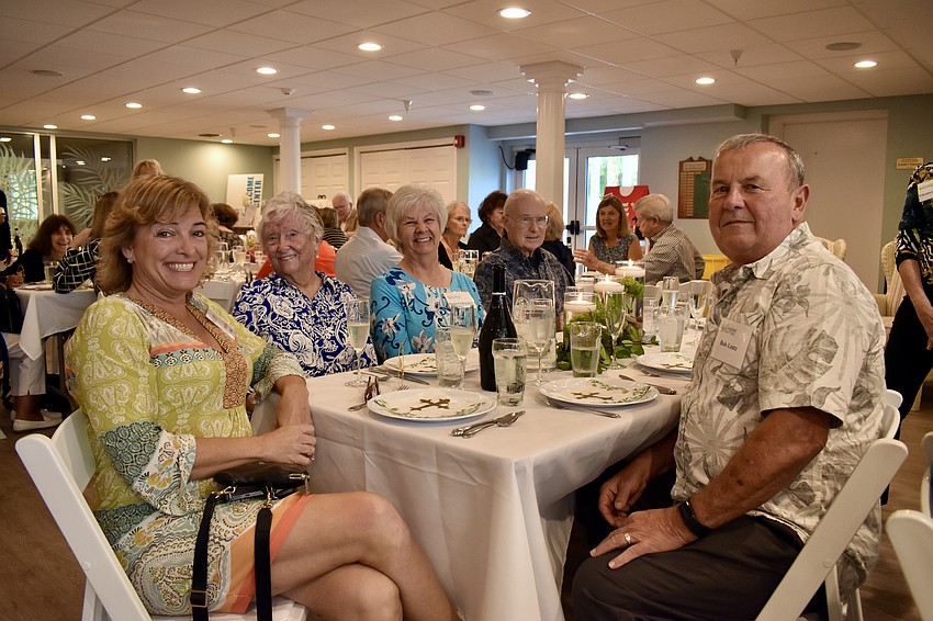Patti Mae Bosco, Jean Hanna, Barbara Koetsier, Jim Donaldson and Bob Lentz