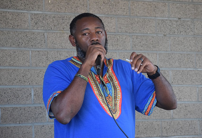 Jovon Carter, a teacher aide at William H. Bashaw Elementary School, talks about his family history in Manatee County. 