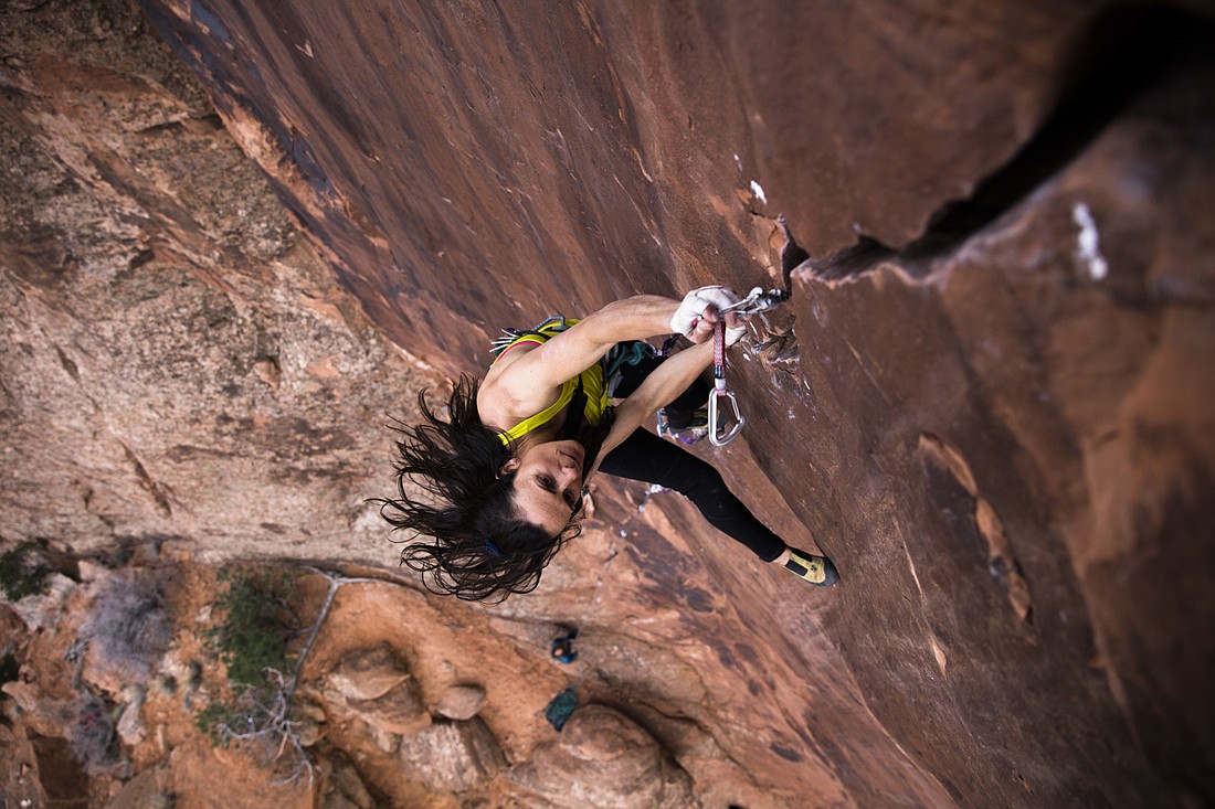 Steph Davis has advice for people thinking about getting into rock climbing: keep your overhead low.