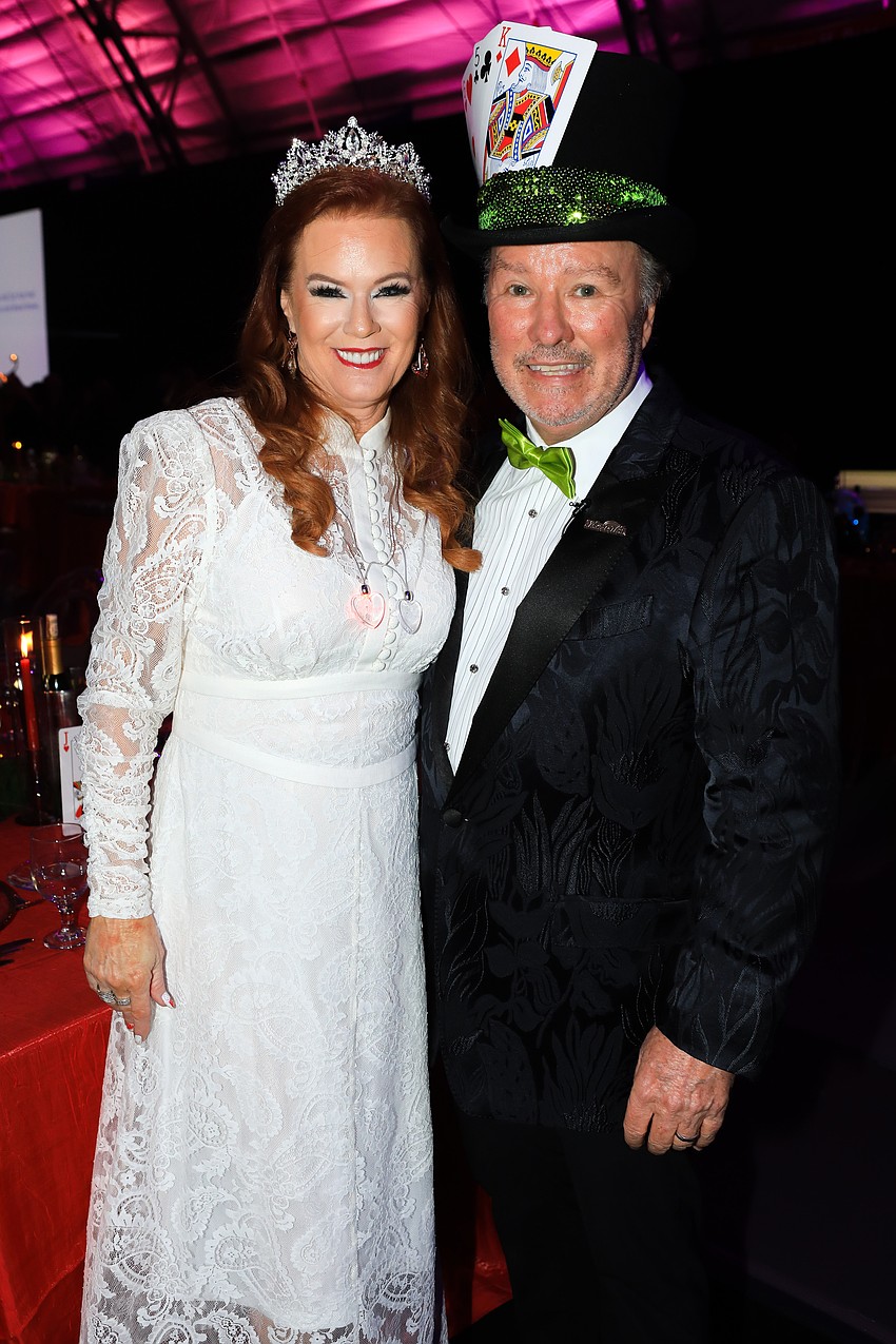 Co-chairwoman Terri Klauber with Michael Klauber