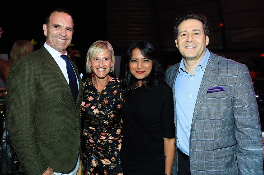 Geoffrey Michel, Lauren Fineman, Chippy Ajithan and Steven Fineman