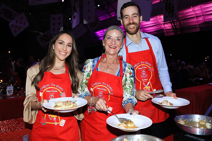 Ashley Thompson, Laura Leeming and Ryan Thompson