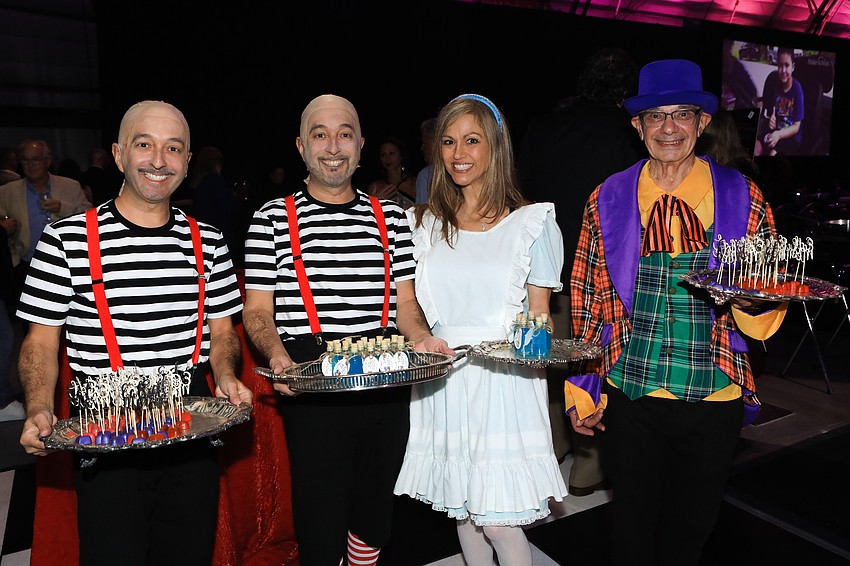 Richard and Michael Scire with Andrea Dunlop and Angelo Sisakes