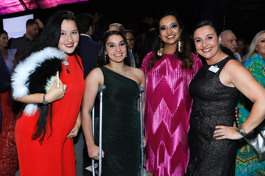 Julia Braren with Emma Clarke, Umbreen Khalidi-Majeed and Jennifer Mitchell
