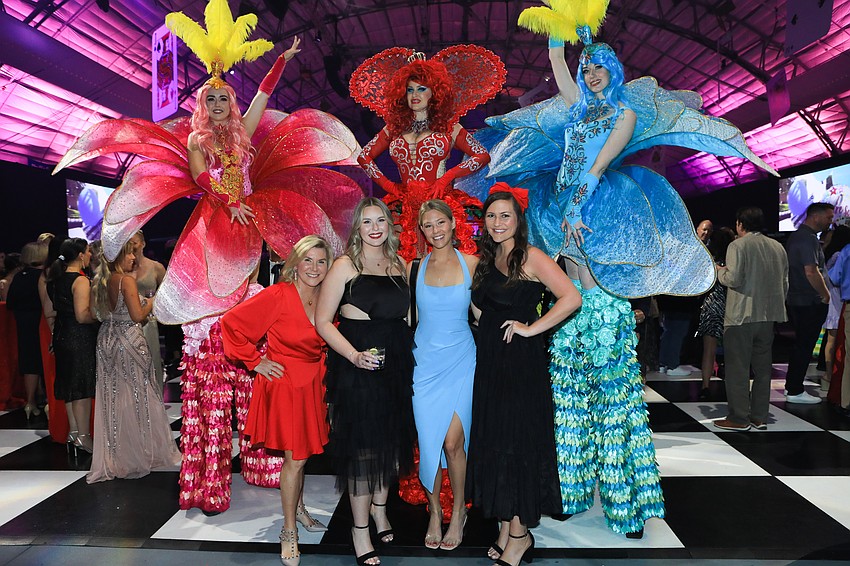 Tammy and Sarah Karp with Linday Mouhot and Sofie Wachtmeister