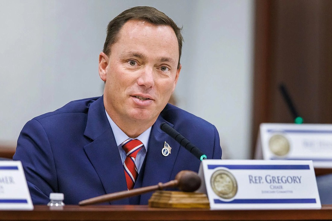 Rep. Tommy Gregory, R-Lakewood Ranch, is helping sponsor a bill aimed at limiting costly lawsuits. Phogo by Colin Hackley, News Service of Florida