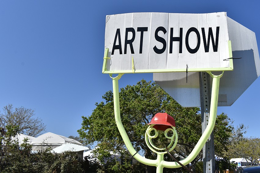 The Tube Dude welcomes visitors to the 2nd Annual Festival of the Arts over the weekend.