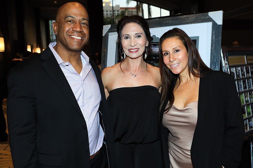 Dr. Dwight Fitch, chairwoman Marjan Zaun and Jill Fitch