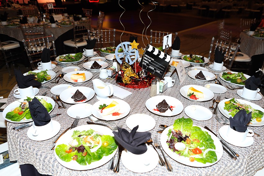 The event had a Hollywood aesthetic.