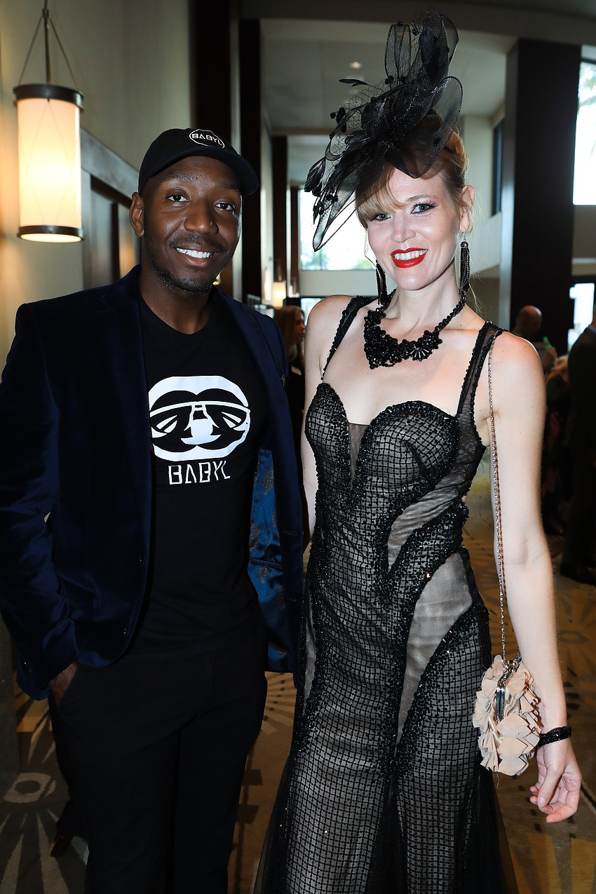 The artist Babyl and Katherine Norman