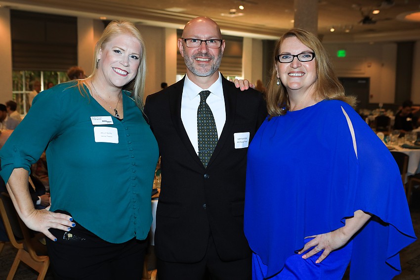Honoree Kelly Duyn, Gary Blackden and Executive Director Charlene Altenhain