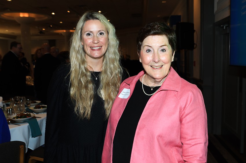 Honoree Dana DeBlanc and Kathy Chamberlain