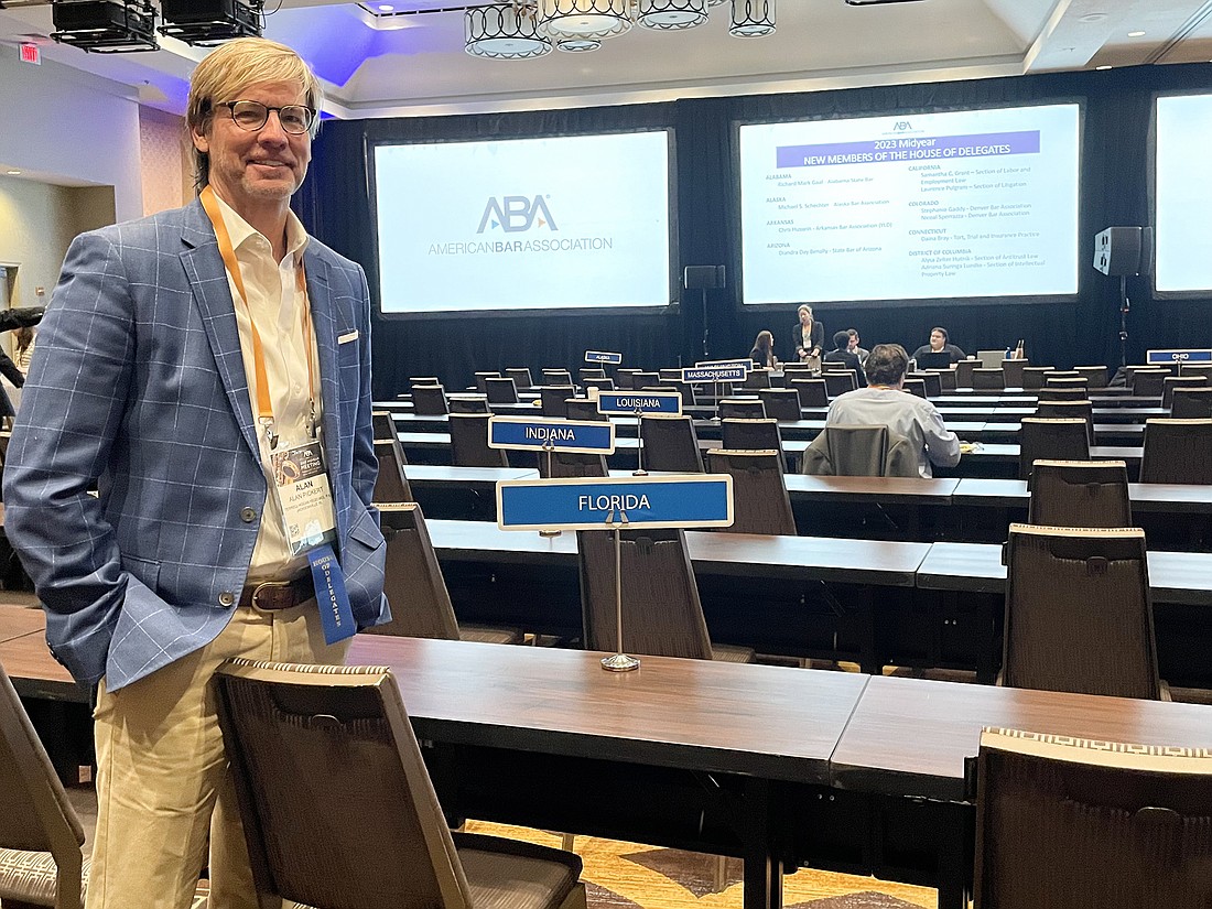 American Bar Association House of Delegates member Alan Pickert attended the ABA Midyear Meeting and House of Delegates Convention in New Orleans.