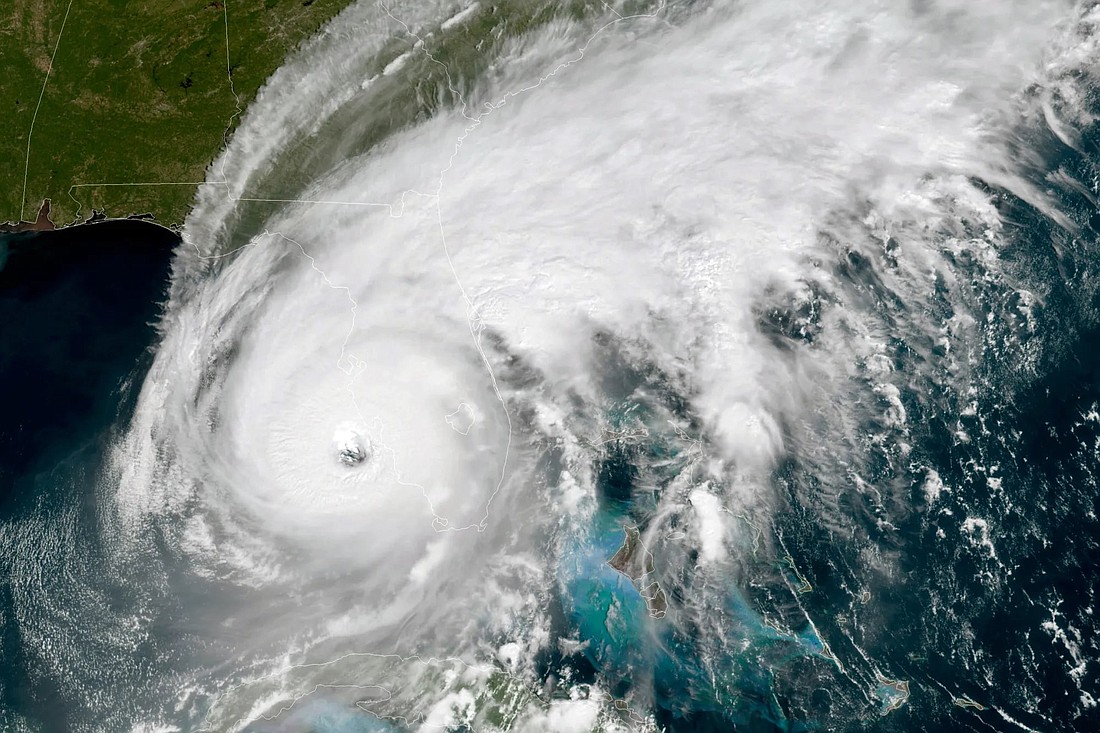 Hurricane Ian at peak intensity while approaching southwest Florida on Sept. 28, 2022.