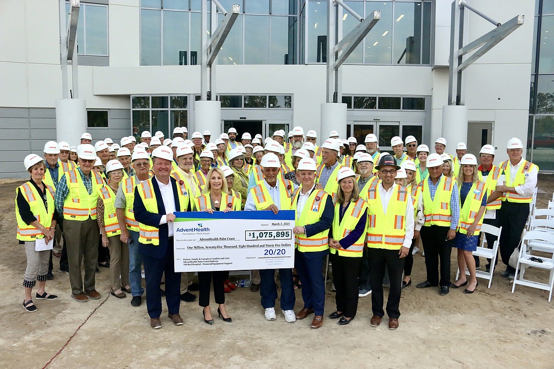 The AdventHealth Palm Coast Foundation celebrated the end of its expansion campaign. They raised just over $1 million for the new AdventHealth hospital on Palm Coast Parkway.