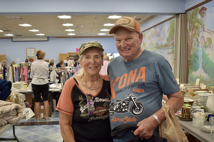 Karol and Dean Bundy get lucky. They're visiting friends over Royal Rummage weekend.