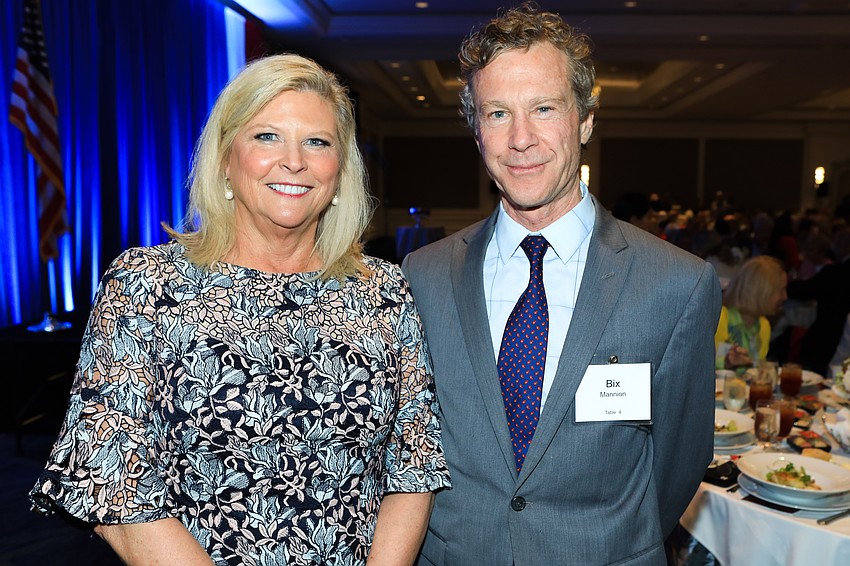 President Delesa Morris and Bix Mannion