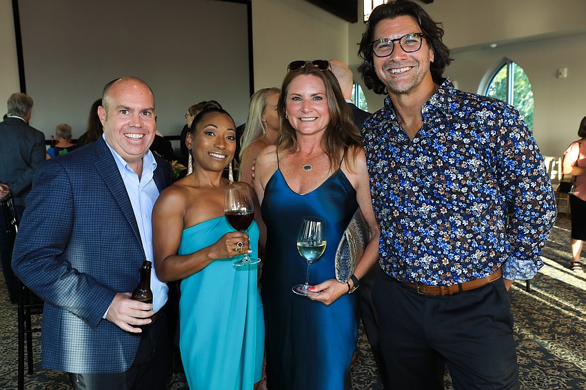 Mike and Stacy Cole with Rachel McAree and Robin Jennings