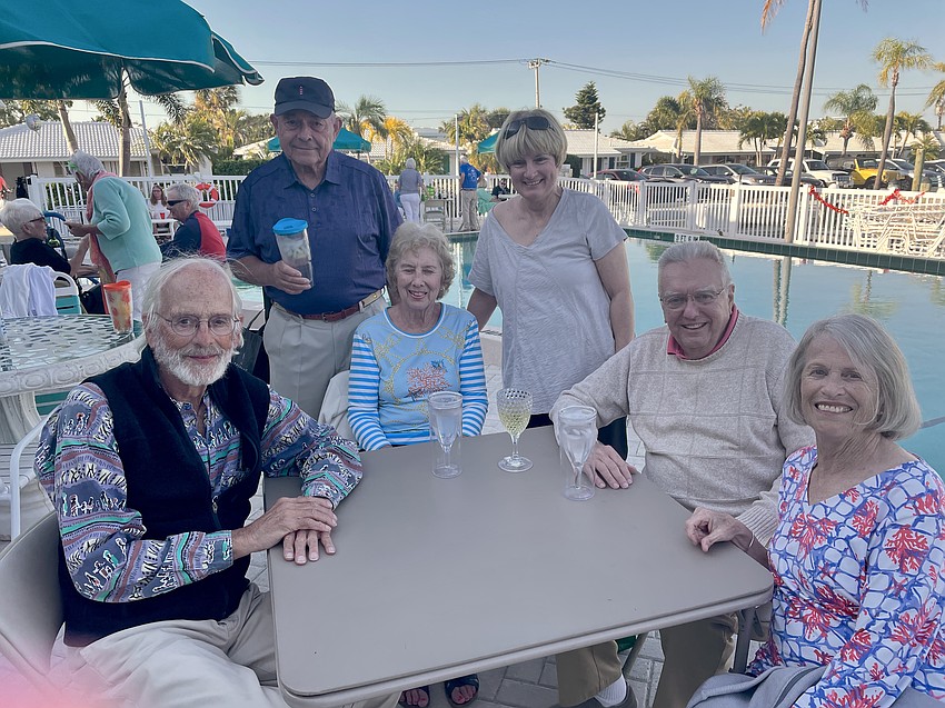 Jay Smith, Gene Brown, Linda Focht, Linda Litwin, Walt Focht and Nancy Smith