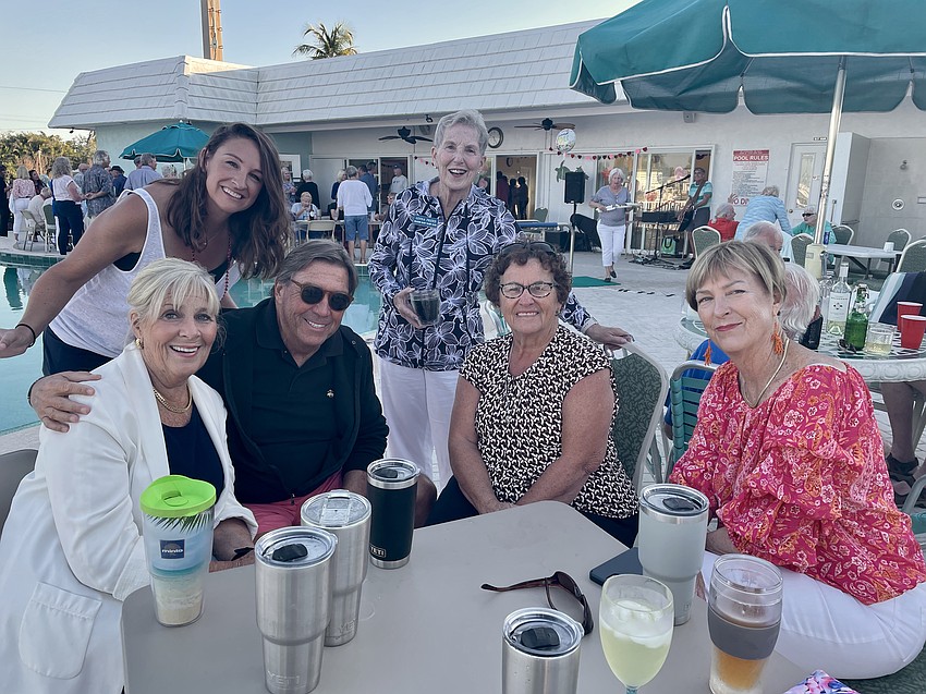 Eileen Robb, Britney Pinardi, Paul Robb, Ginna Freed, Judy Behney and Nancy Wentzel