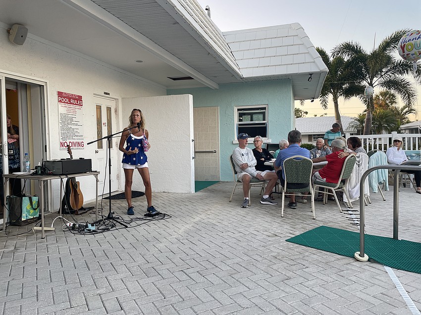 Cari Aslan thanks board members for their generosity of time and talents to help the community work together.