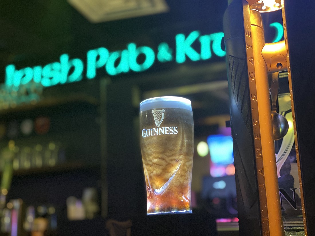 The Shebeen Irish Pub & Kitchen's photo-worthy Guinness pour.