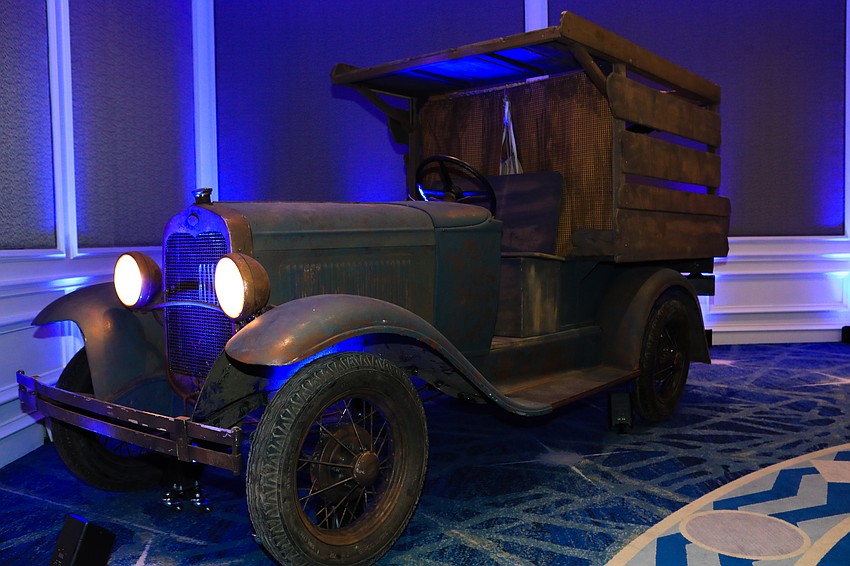 Several costumes, accessories and props from past Asolo productions were on display.