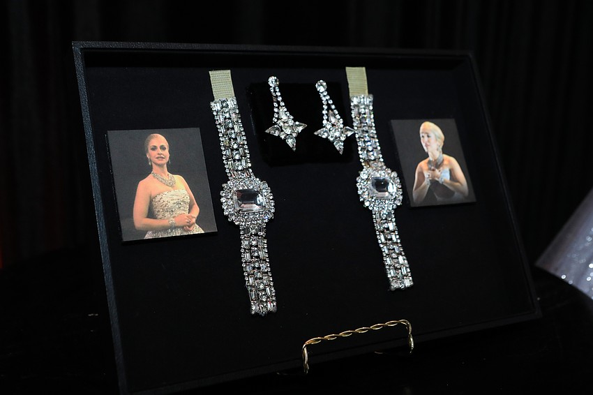 Several costumes, accessories and props from past Asolo productions were on display.