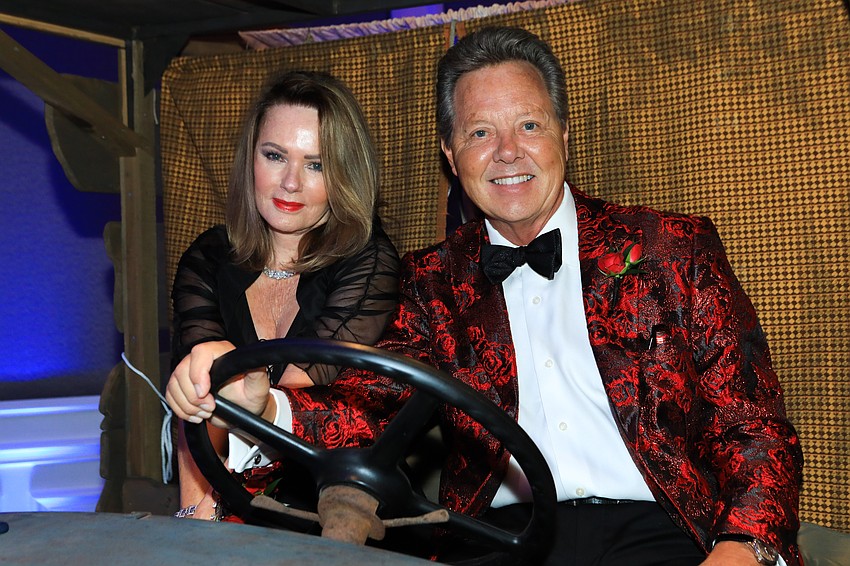 Co-chairwoman Rita Greenbaum and Geir Fjugstad